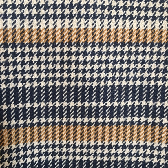 Pendleton Skirt Pencil Wool Houndstooth Striped 12 - Picture 3 of 6
